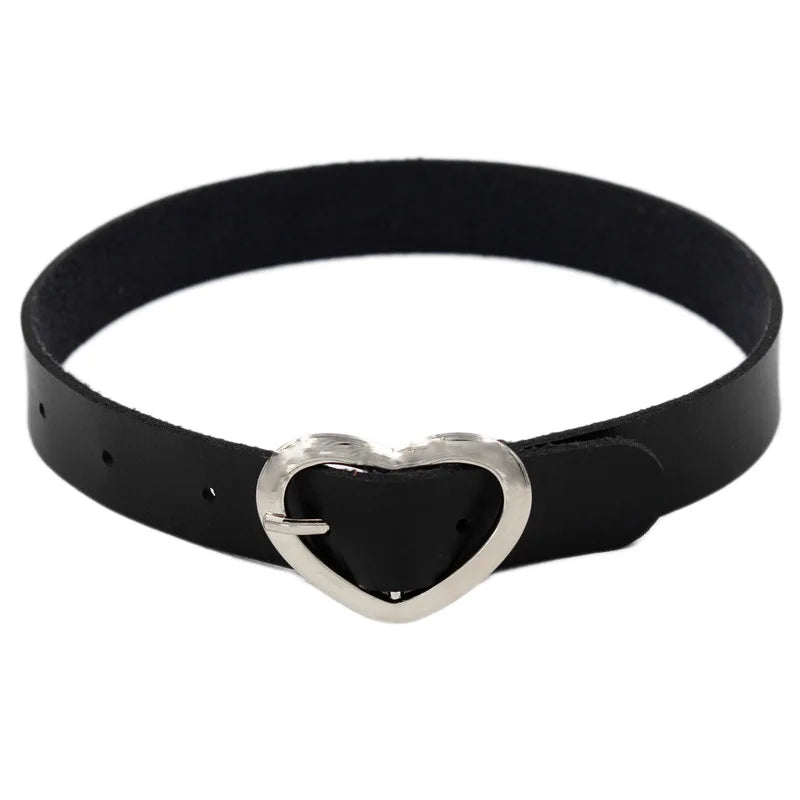 Sexy Spike Punk Collar Leather Choker Necklace Bondage Goth Jewelry Women Party Club Gothic Necklace Accessories Festival Choker