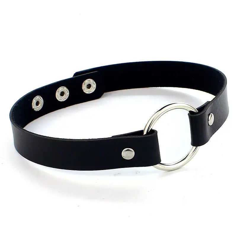 Sexy Spike Punk Collar Leather Choker Necklace Bondage Goth Jewelry Women Party Club Gothic Necklace Accessories Festival Choker
