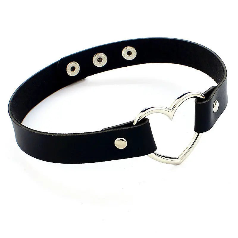 Sexy Spike Punk Collar Leather Choker Necklace Bondage Goth Jewelry Women Party Club Gothic Necklace Accessories Festival Choker