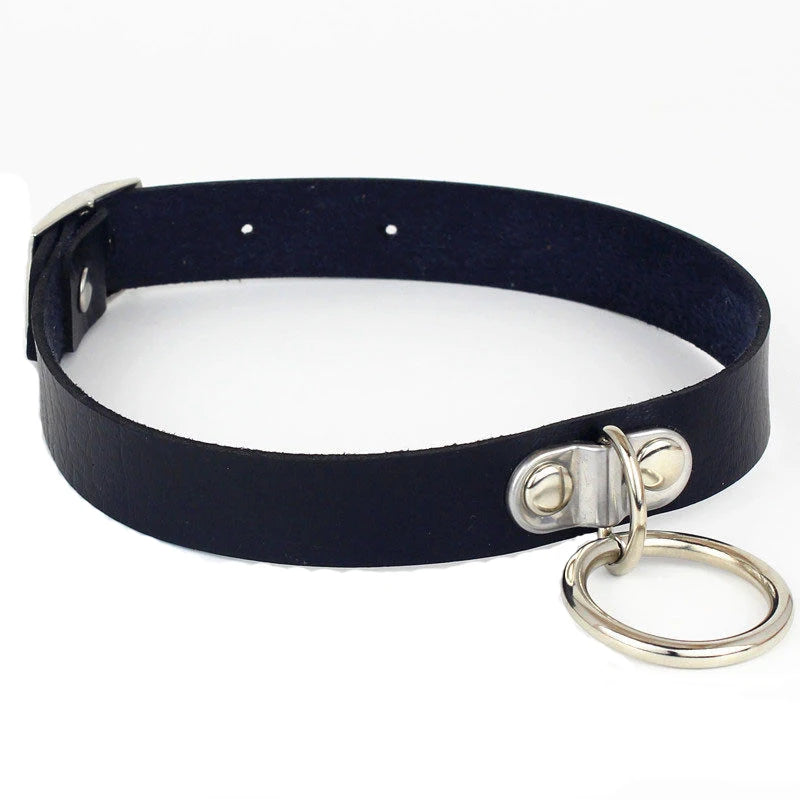 Sexy Spike Punk Collar Leather Choker Necklace Bondage Goth Jewelry Women Party Club Gothic Necklace Accessories Festival Choker